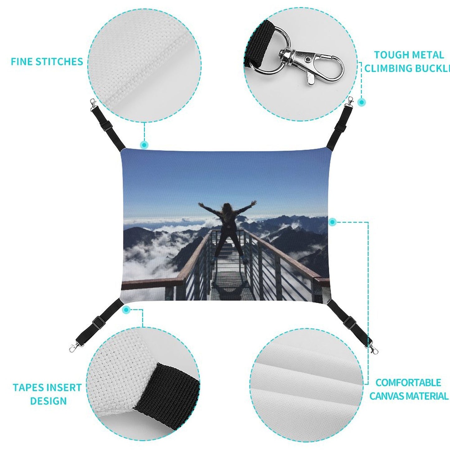 Amaca per Gatti e Piccoli Animali Personalizzata | Il Loro Trono Sospeso