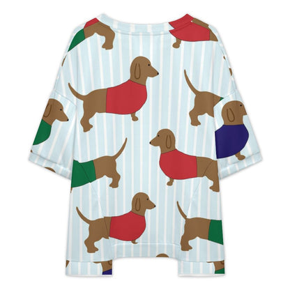 T-Shirt Donna Oversize Personalizzata | Maglia Larga in Mini Terry con Foto