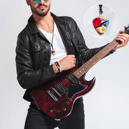Collana Unisex con Plettro per Chitarra Personalizzato
