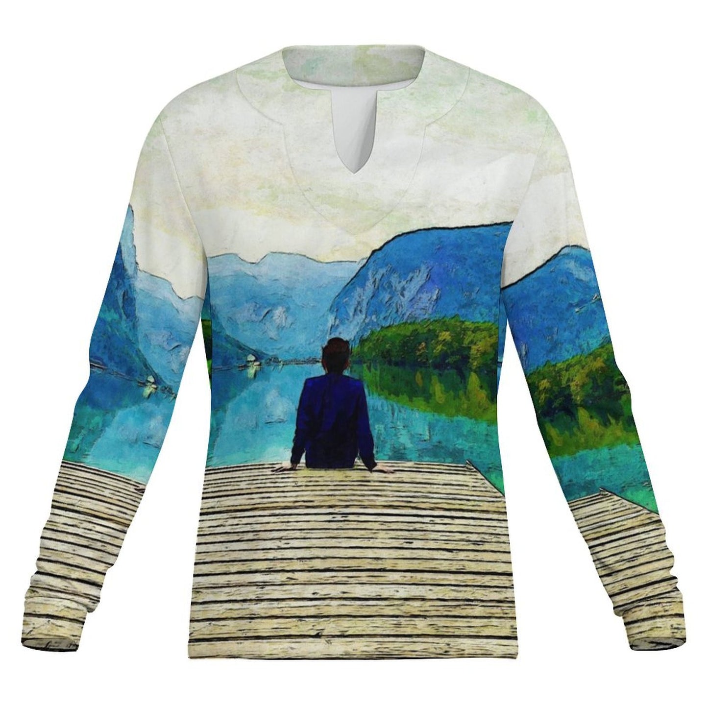 T-Shirt Uomo Manica Lunga Rinfrescante | Stampa Personalizzata