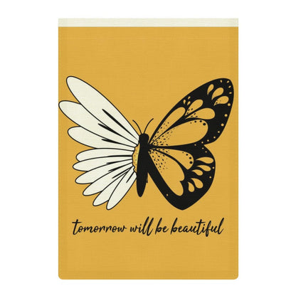 Bandiera da Ingresso in Lino Personalizzata | Il Tuo Messaggio di Benvenuto