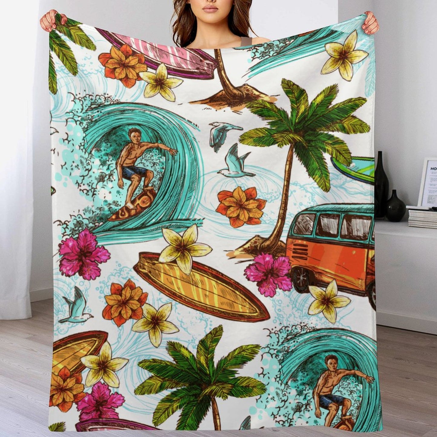 Coperta in Flanella Personalizzata 330g | Plaid Morbido Anti-Pilling | Idea Regalo