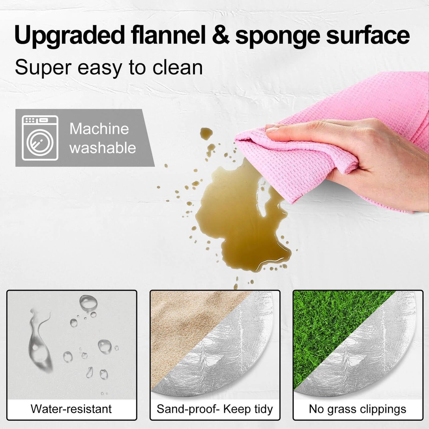 Tappeto da Picnic Rotondo Imbottito | La Tua Isola di Comfort Personalizzata