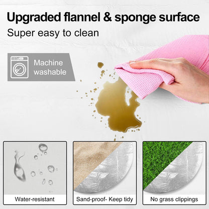 Tappeto da Picnic Rotondo Imbottito | La Tua Isola di Comfort Personalizzata