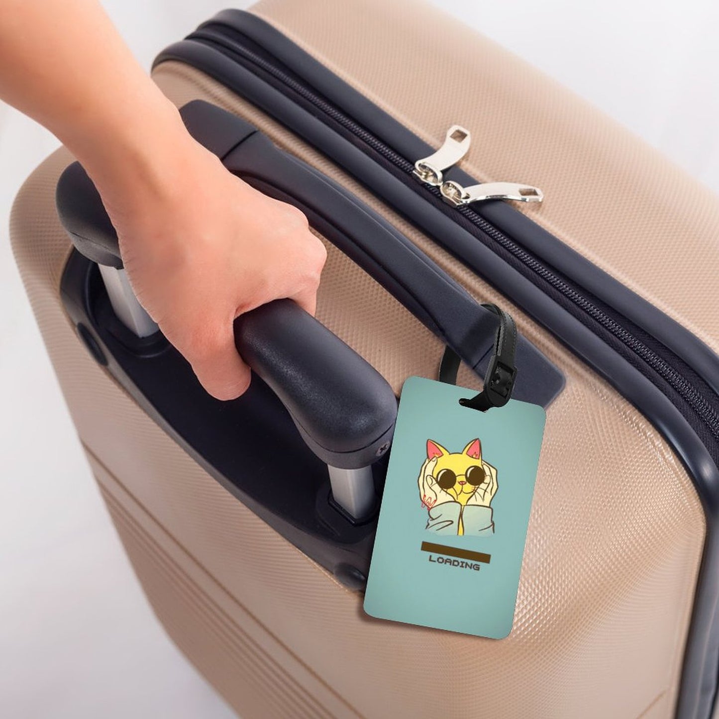 Etichetta per Valigia Personalizzata in TPU | con la Tua Foto o Nome