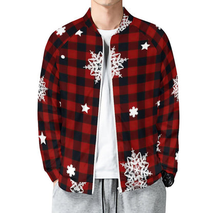 Giacca Bomber Raglan Personalizzata | Zip-Up Cardigan Uomo Donna S-5XL