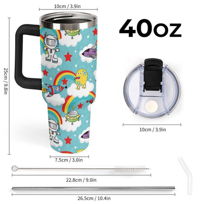 Bicchiere Termico Gigante 40oz Personalizzato | Acciaio Inox 304 | Stampa UV