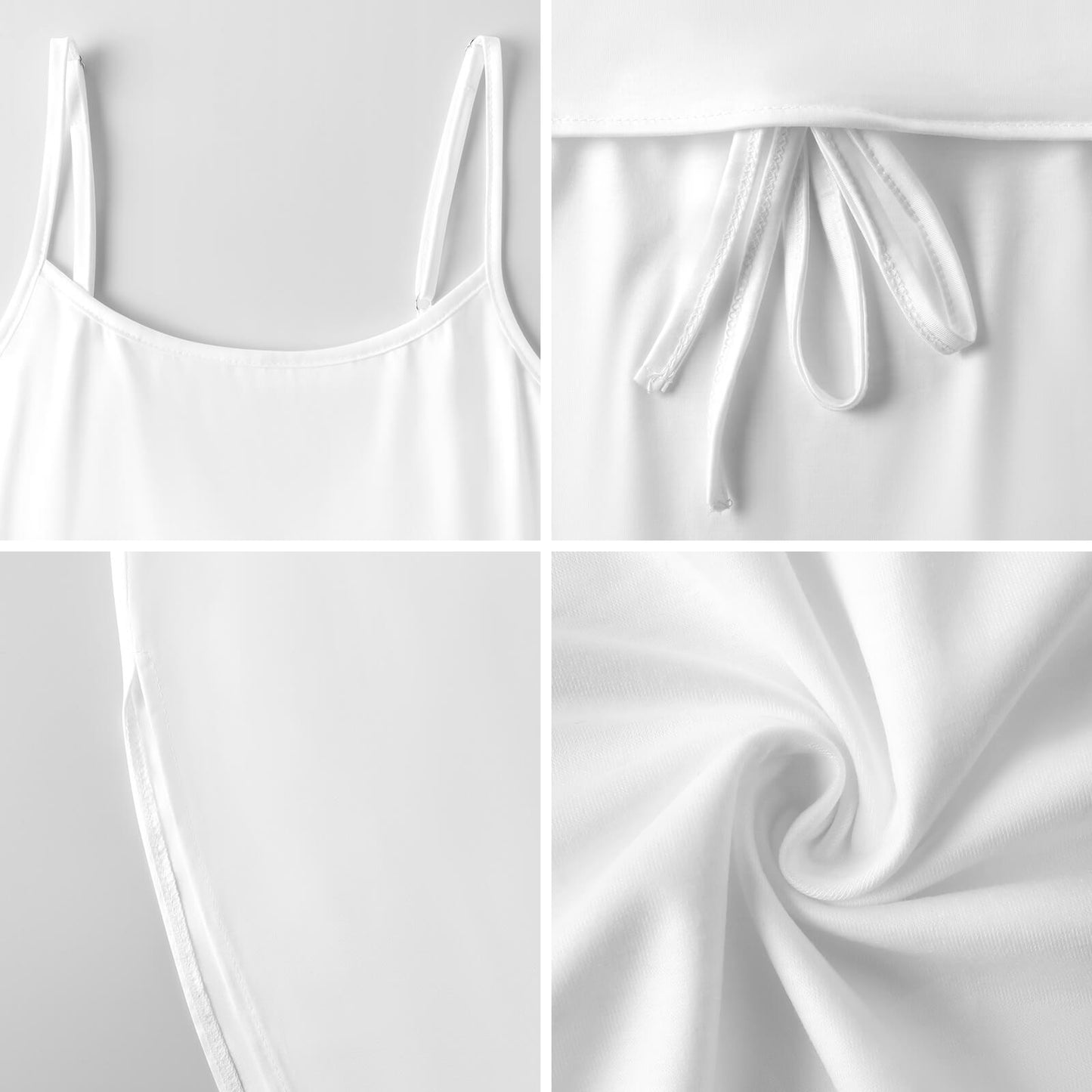 Abito Lungo Personalizzato con Spalline Sottili | Vestito Maxi con Spacco Laterale