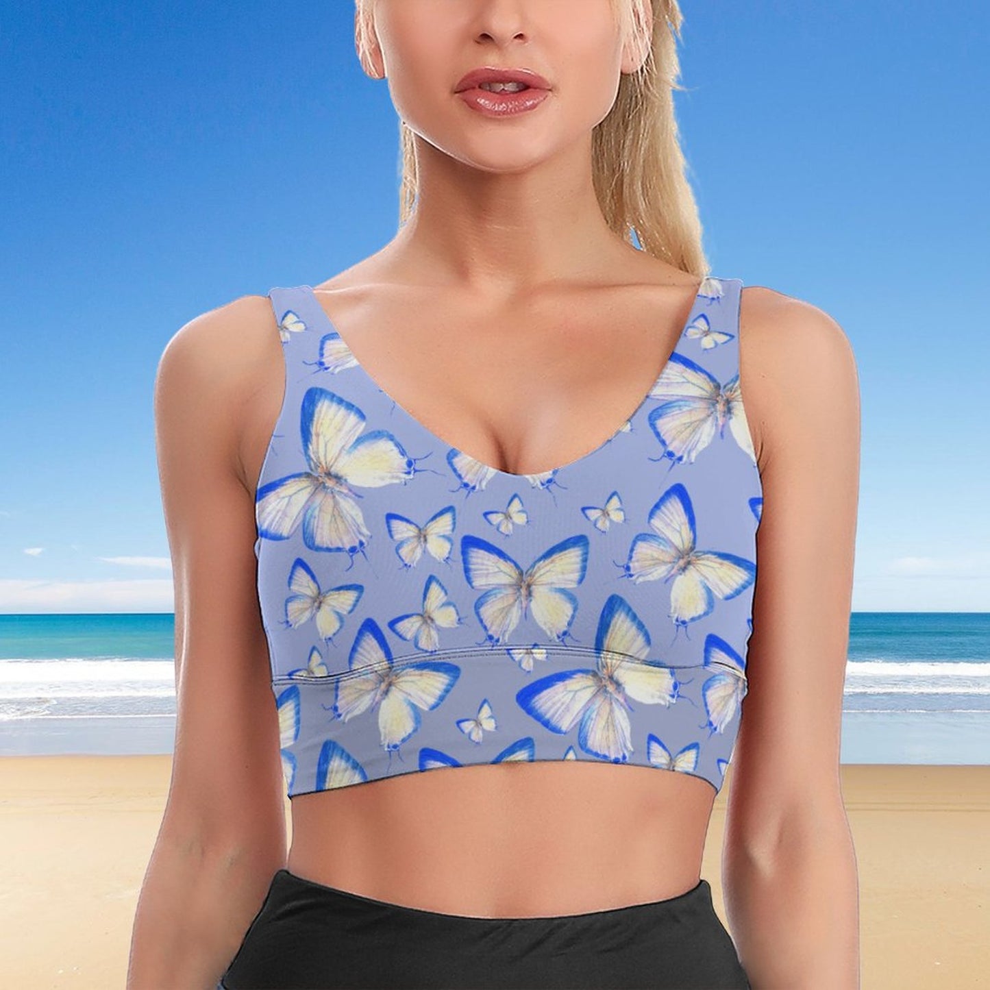 Reggiseno Sportivo U-Neck Supporto Alto | Top Fitness Personalizzato