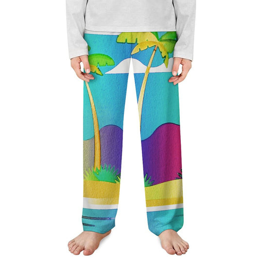 Pantaloni Pigiama Bambino Personalizzati | Simil Cotone | Stampa Unica