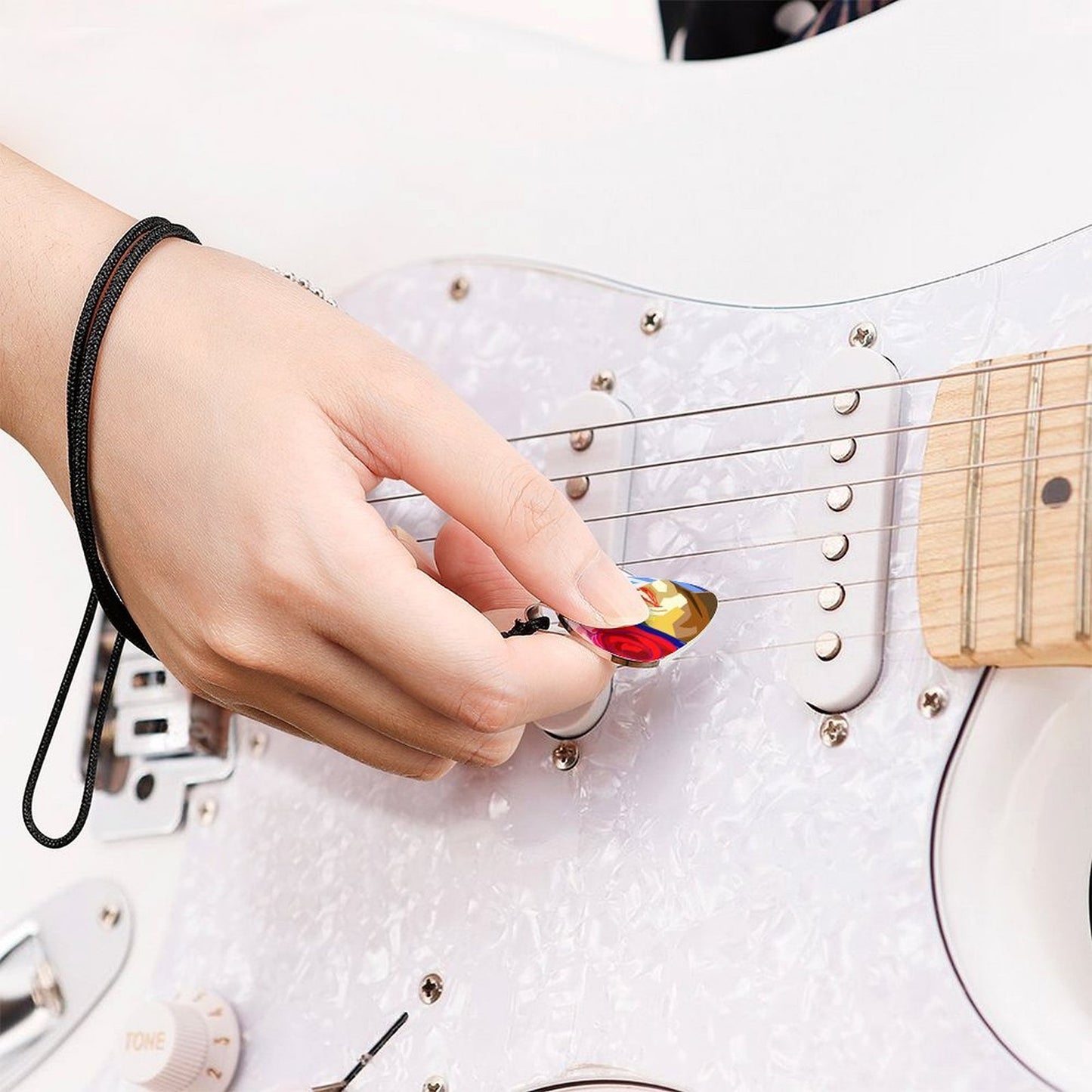Collana Unisex con Plettro per Chitarra Personalizzato