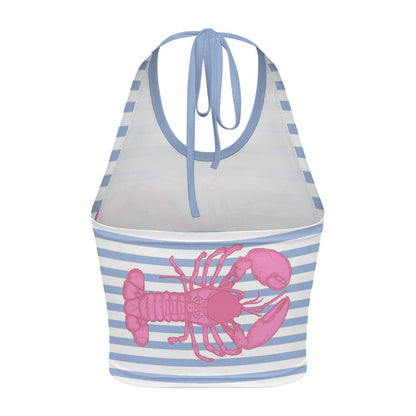 Top con Scollo all'Americana Personalizzato con Stampa Custom