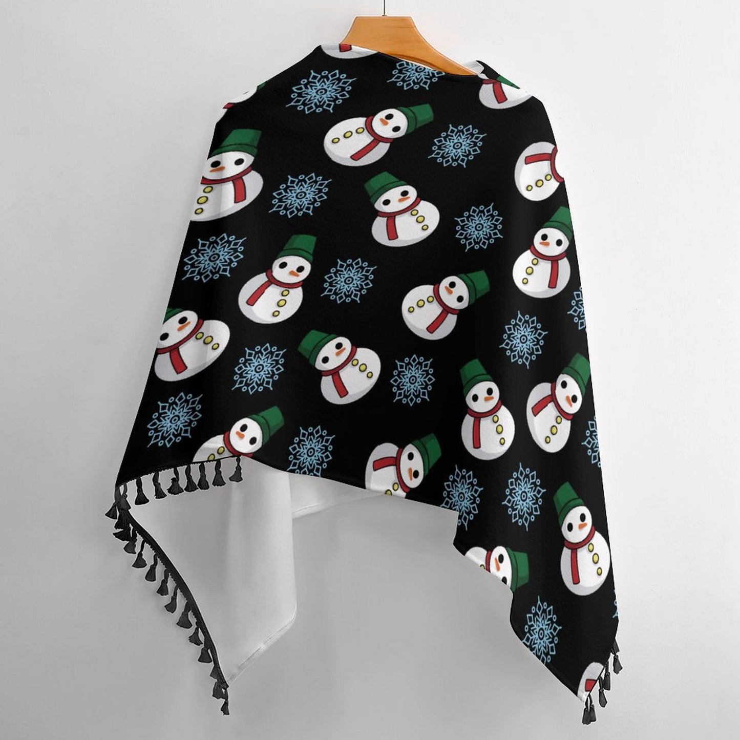 Mantello Personalizzato con Frange | Poncho Elegante da Donna