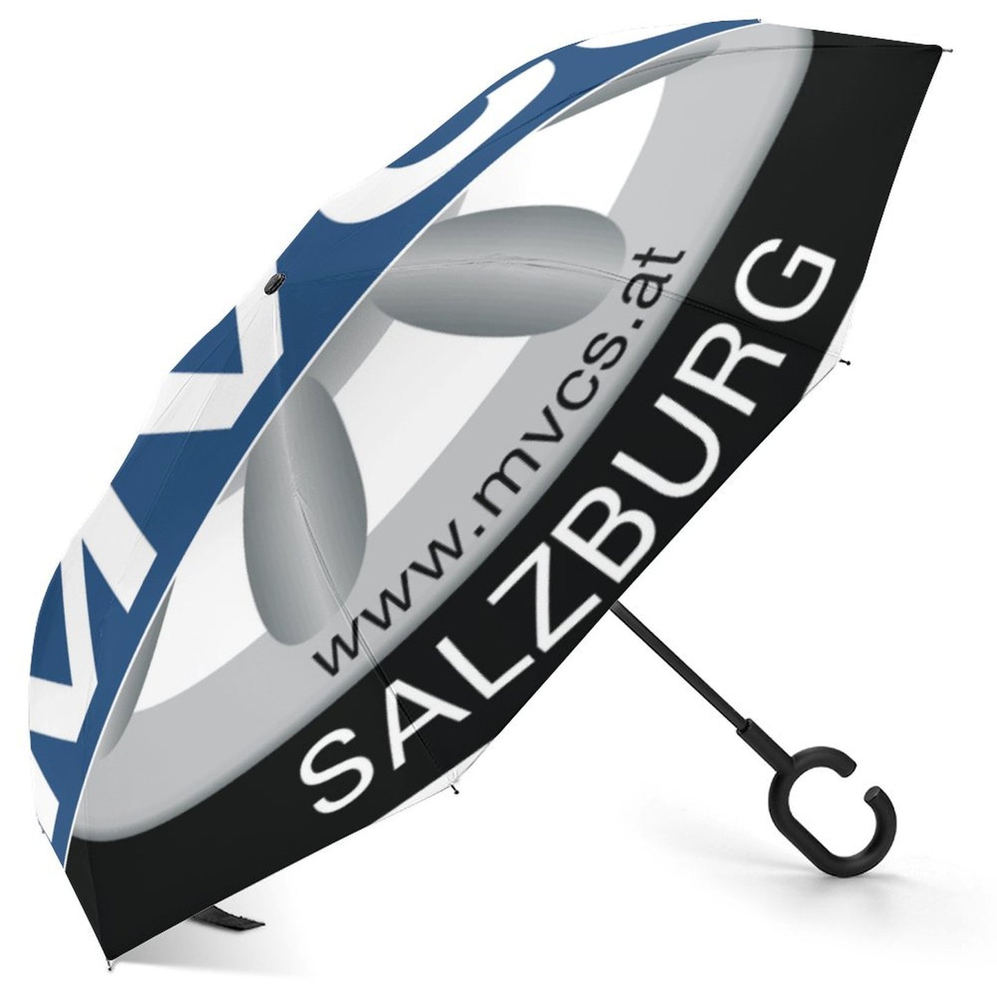 Ombrello Inverso Personalizzato per Auto | Antivento Doppio Strato Pongee