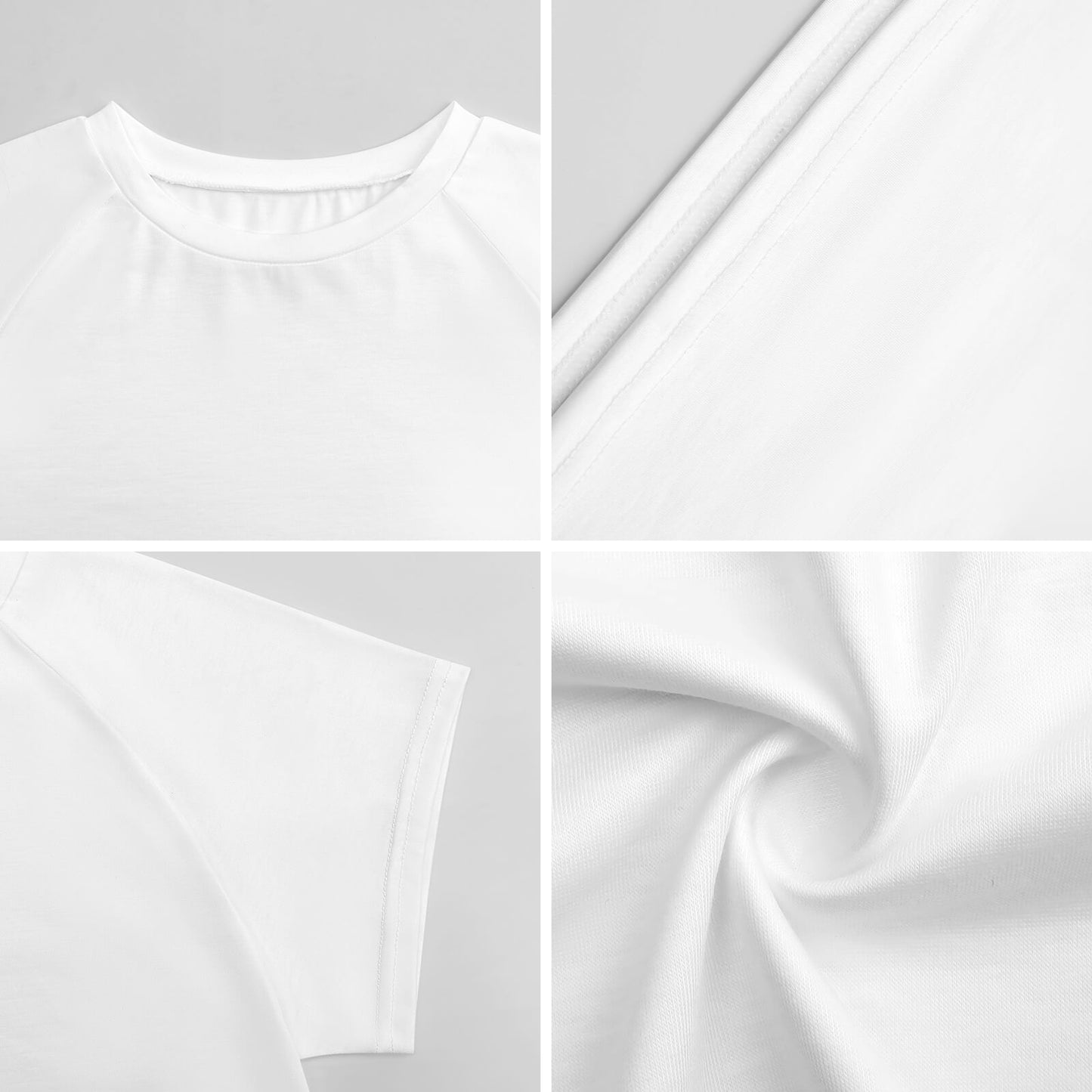 T-Shirt Corta Raglan Ragazza Personalizzata | Simil Cotone | Stampa Unica