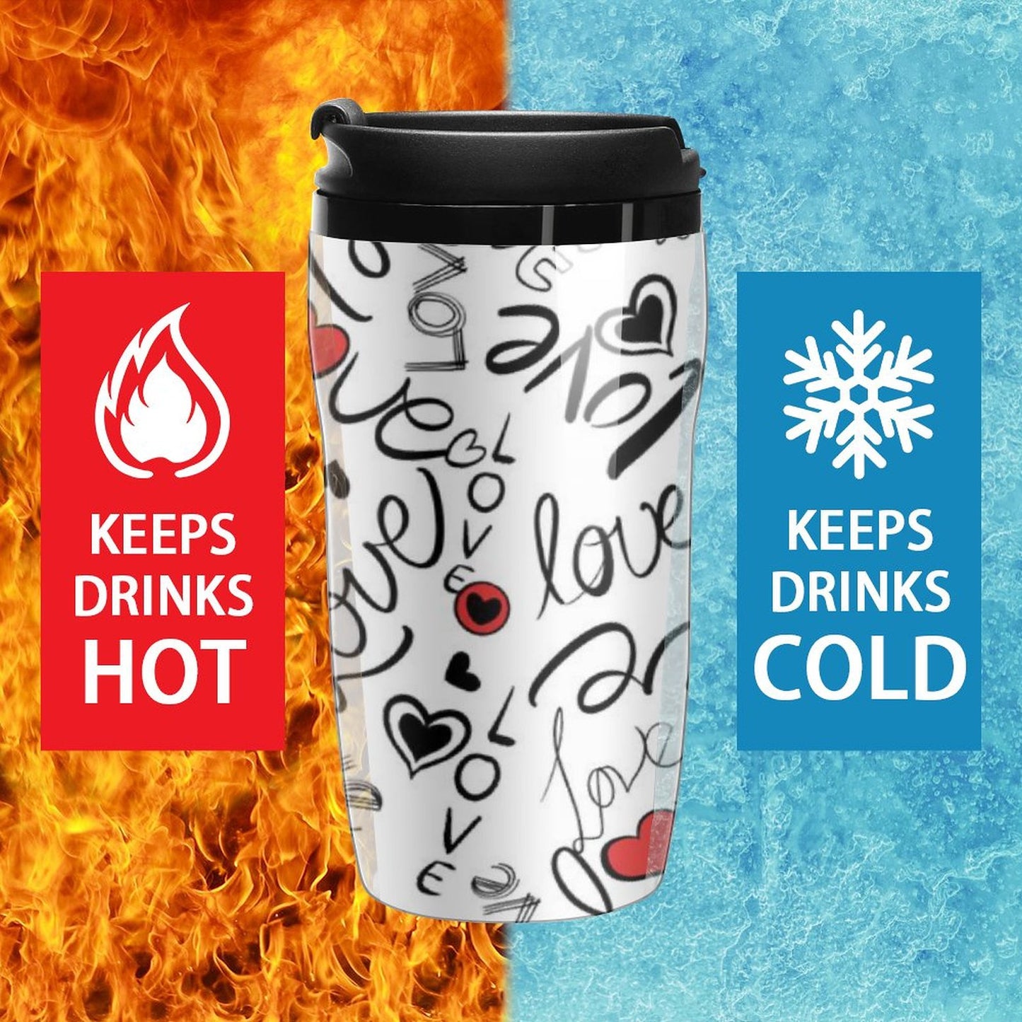 Tazza da Viaggio Personalizzata | Mug Termico con Foto e Logo