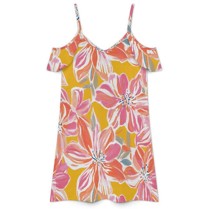 Vestito Donna Spalle Scoperte con Balze Personalizzato
