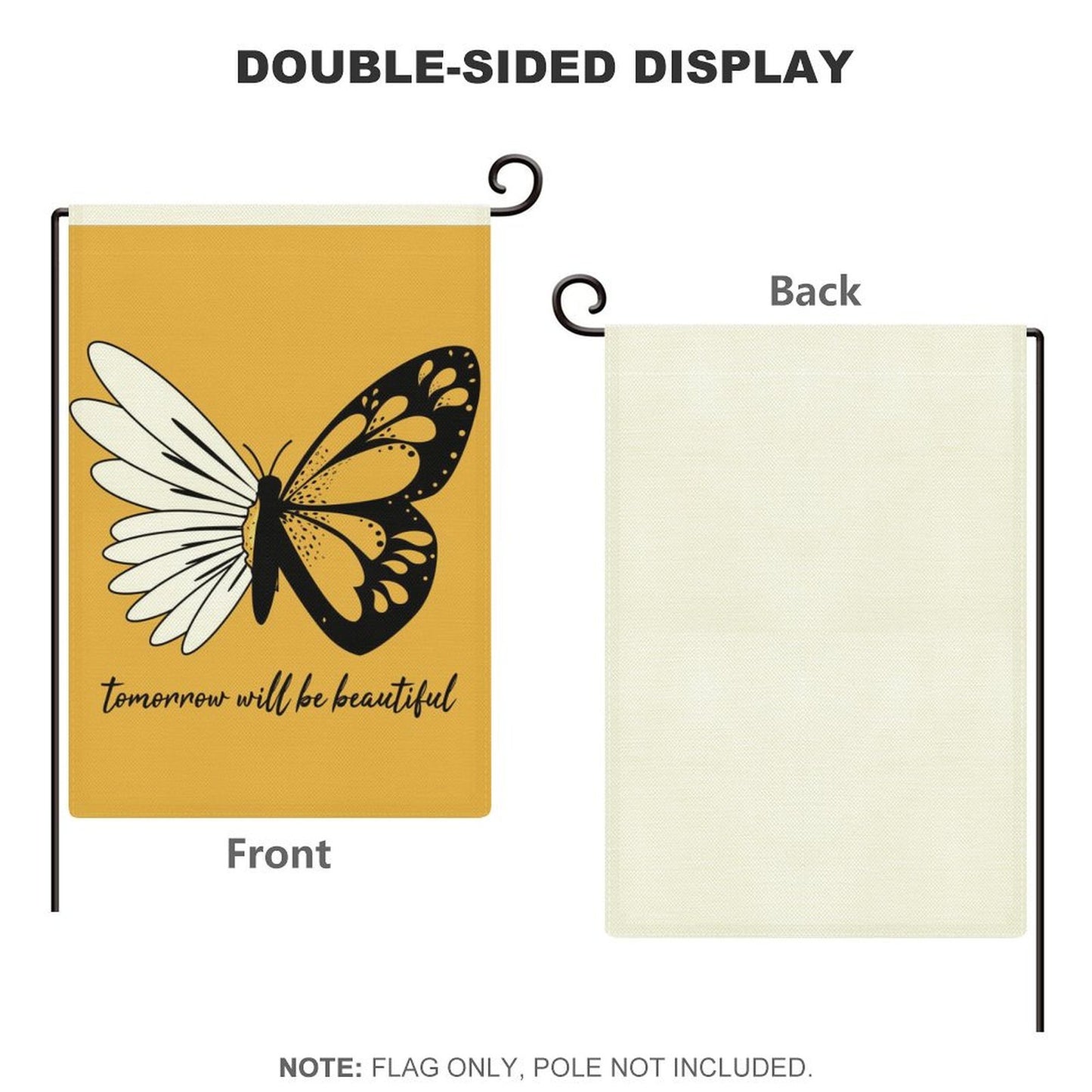 Bandiera da Ingresso in Lino Personalizzata | Il Tuo Messaggio di Benvenuto