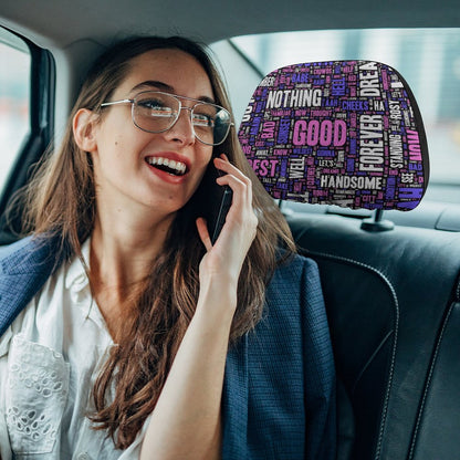 Copripoggiatesta Auto Personalizzato con Foto | Set da 1 o 2 Pezzi