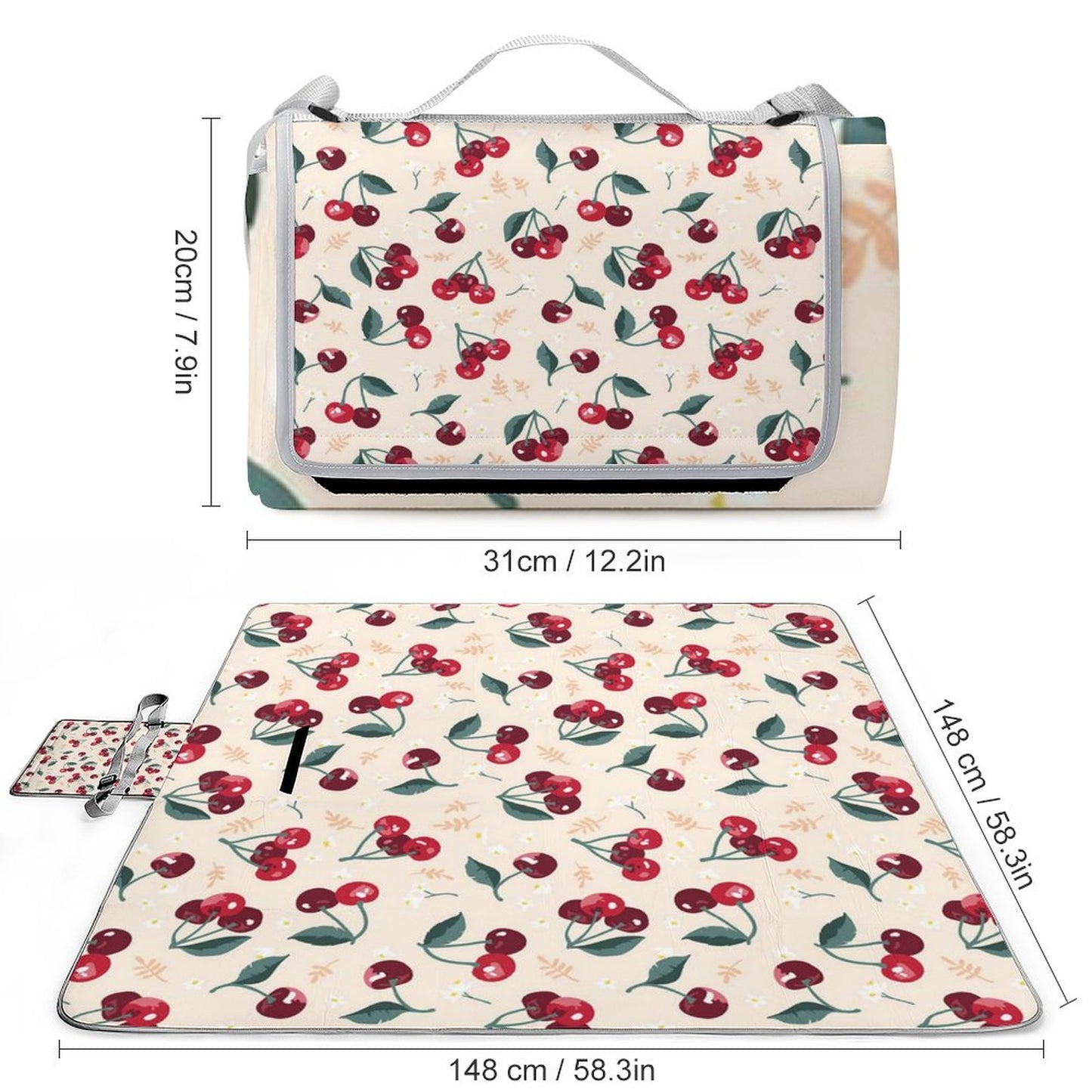 Coperta Picnic Impermeabile Personalizzata | Tappeto Outdoor Pile Pieghevole