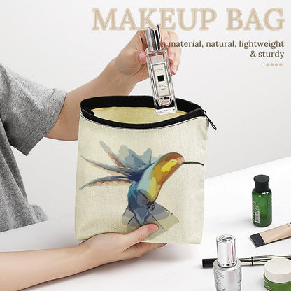 Pochette in Lino Personalizzata con Foto | Beauty Case Naturale