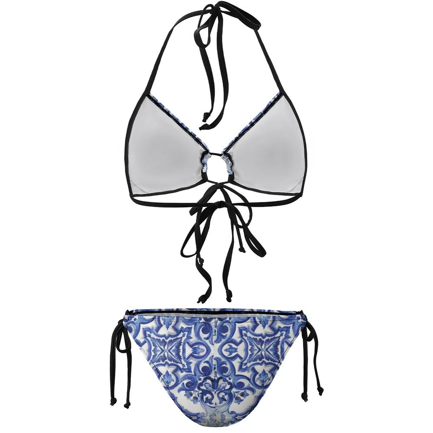 Bikini con Laccetti Personalizzato | Costume a Due Pezzi a Triangolo