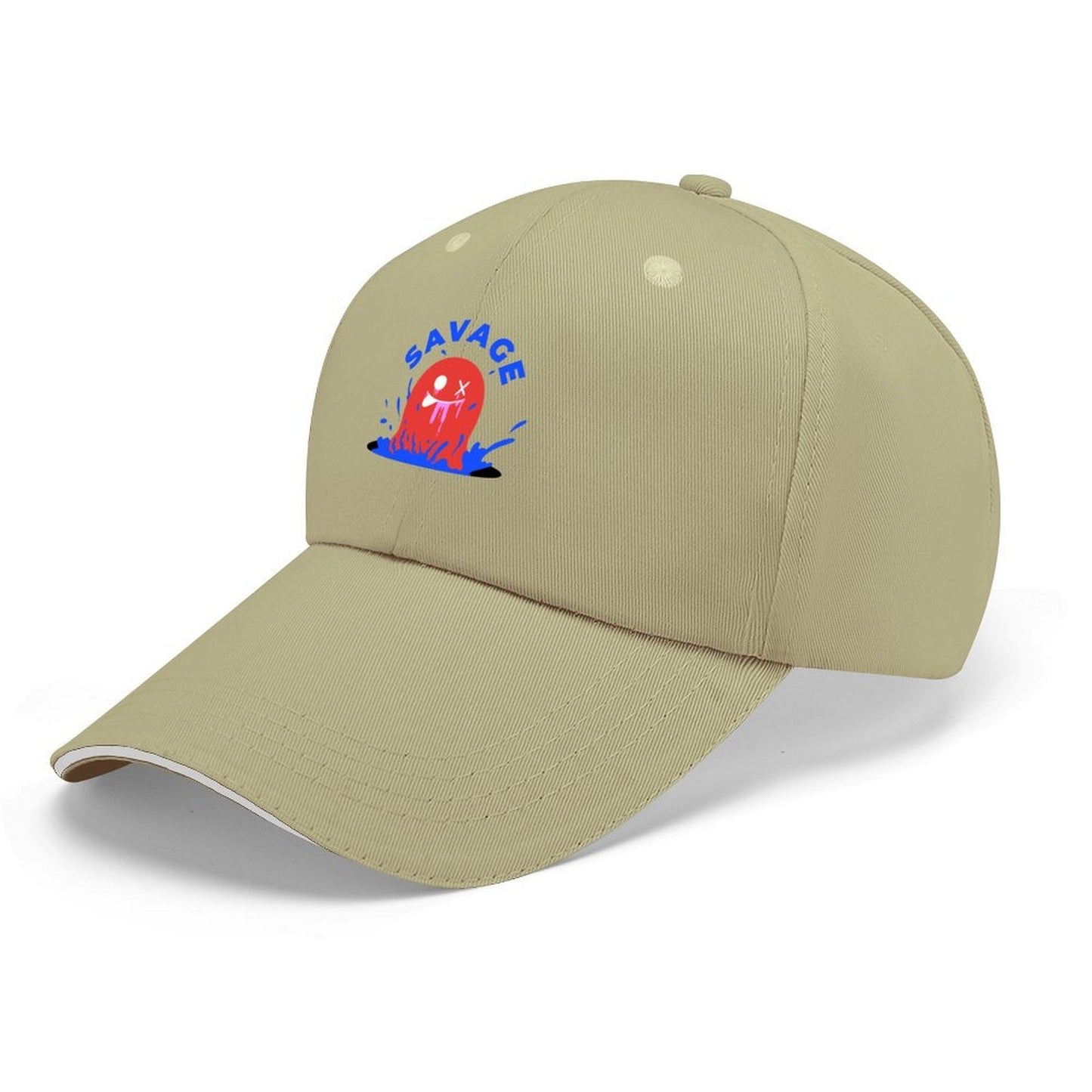 Cappellino Baseball Sandwich Personalizzato in Misto Cotone con Stampa Logo