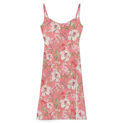 Vestito Lungo con Spalline e Spacco Personalizzato