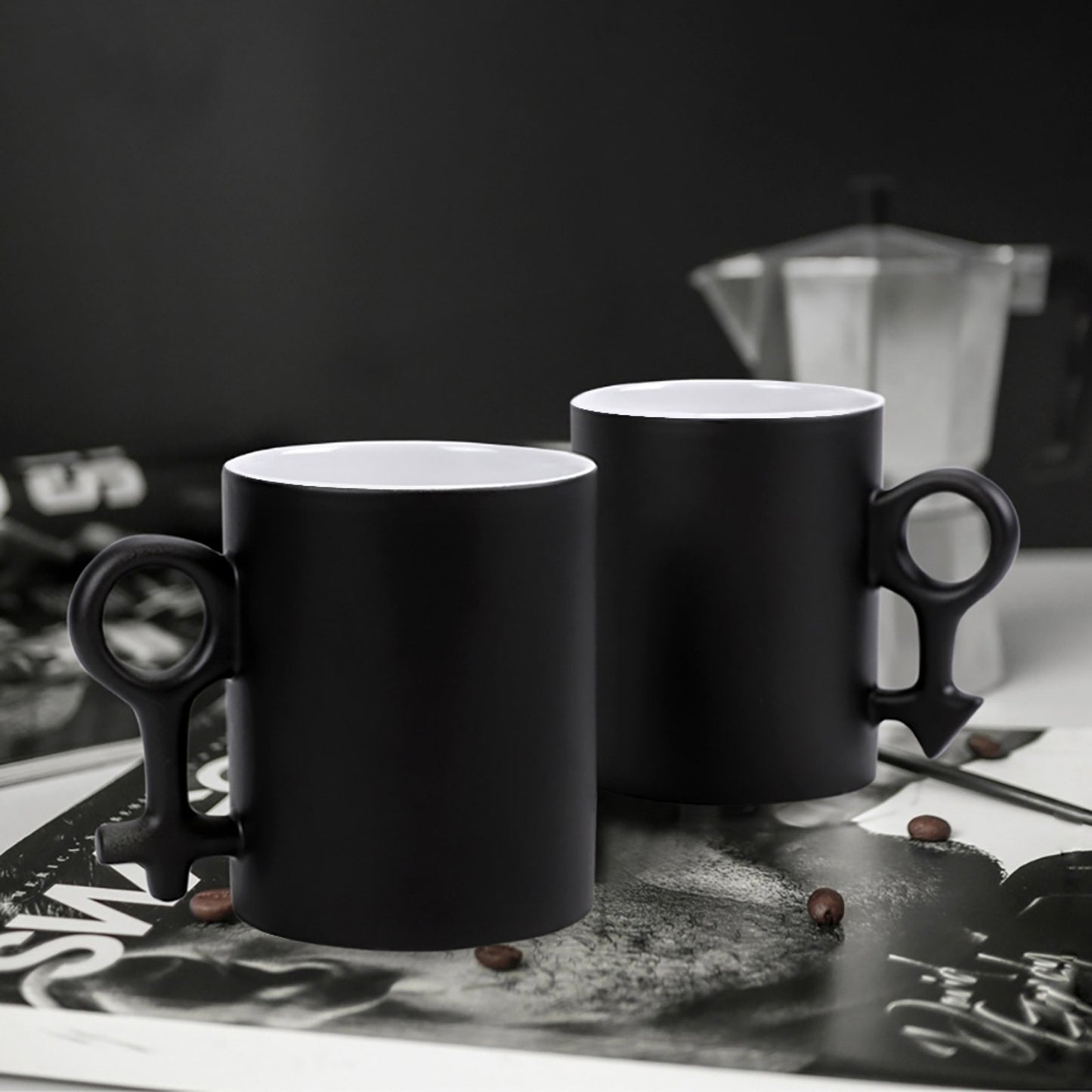 Set Tazze Magiche Coppia Personalizzate | Foto Reveal 330ml in Ceramica