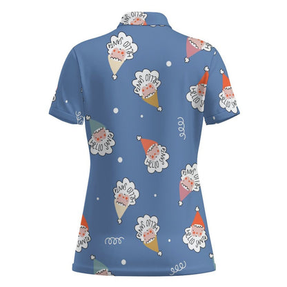 Polo Donna Personalizzata a Due Bottoni | Eleganza e Comfort
