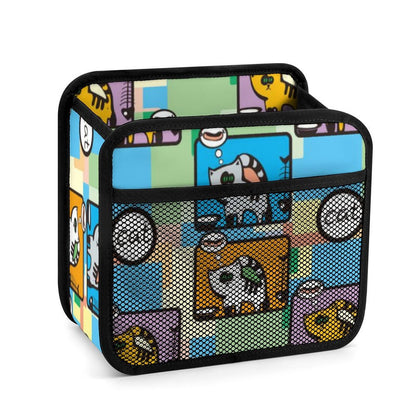 Organizer Sedile Auto Personalizzato | Portaoggetti in Ecopelle PU
