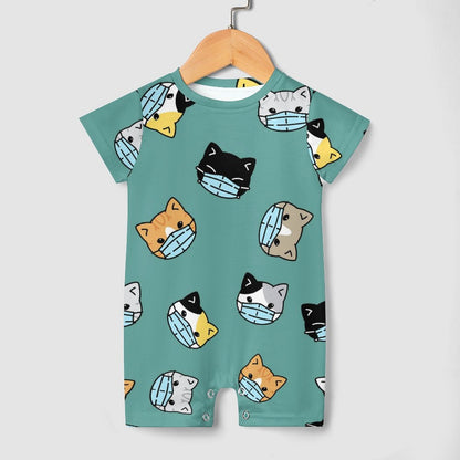 Body Neonato Personalizzato in Cotone con Stampa Personalizzabile