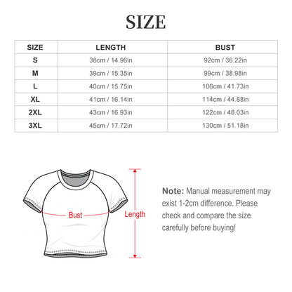 T-Shirt Crop Personalizzata con Maniche a Contrasto