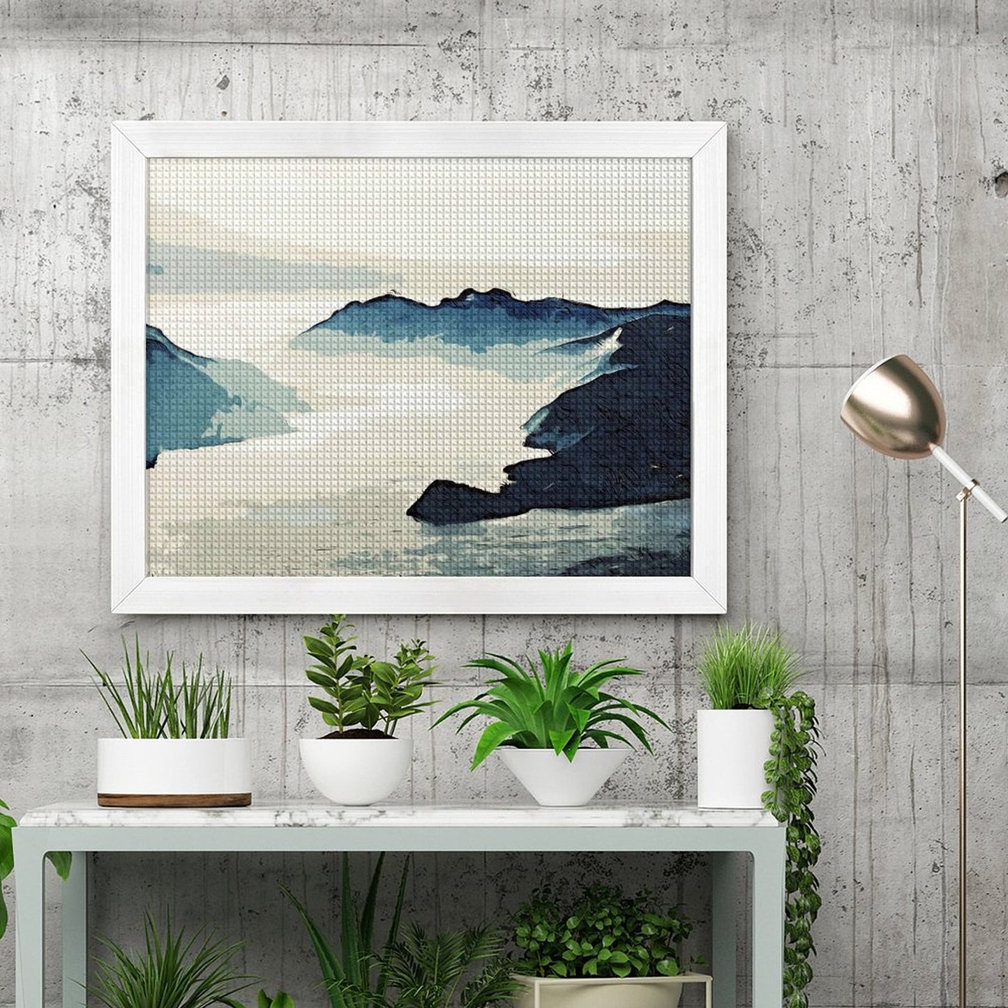 Diamond Painting su Telaio con Diamanti Quadrati | Restaura i Tuoi Ricordi