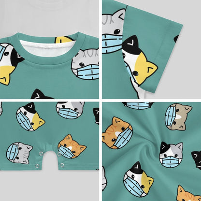 Body Neonato Personalizzato in Cotone con Stampa Personalizzabile