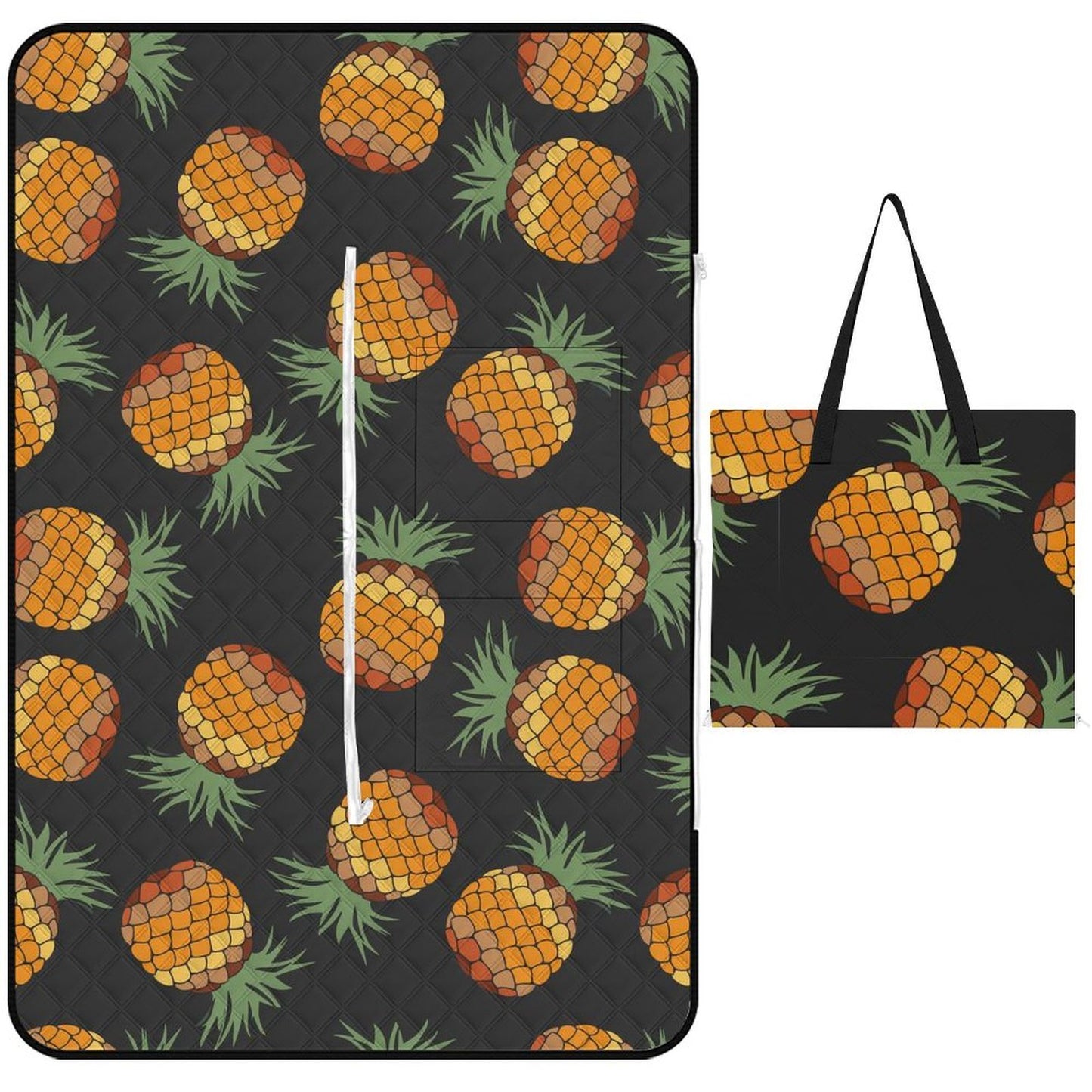 Tappeto da Picnic Pieghevole 2-in-1 | La Borsa che Diventa un'Oasi