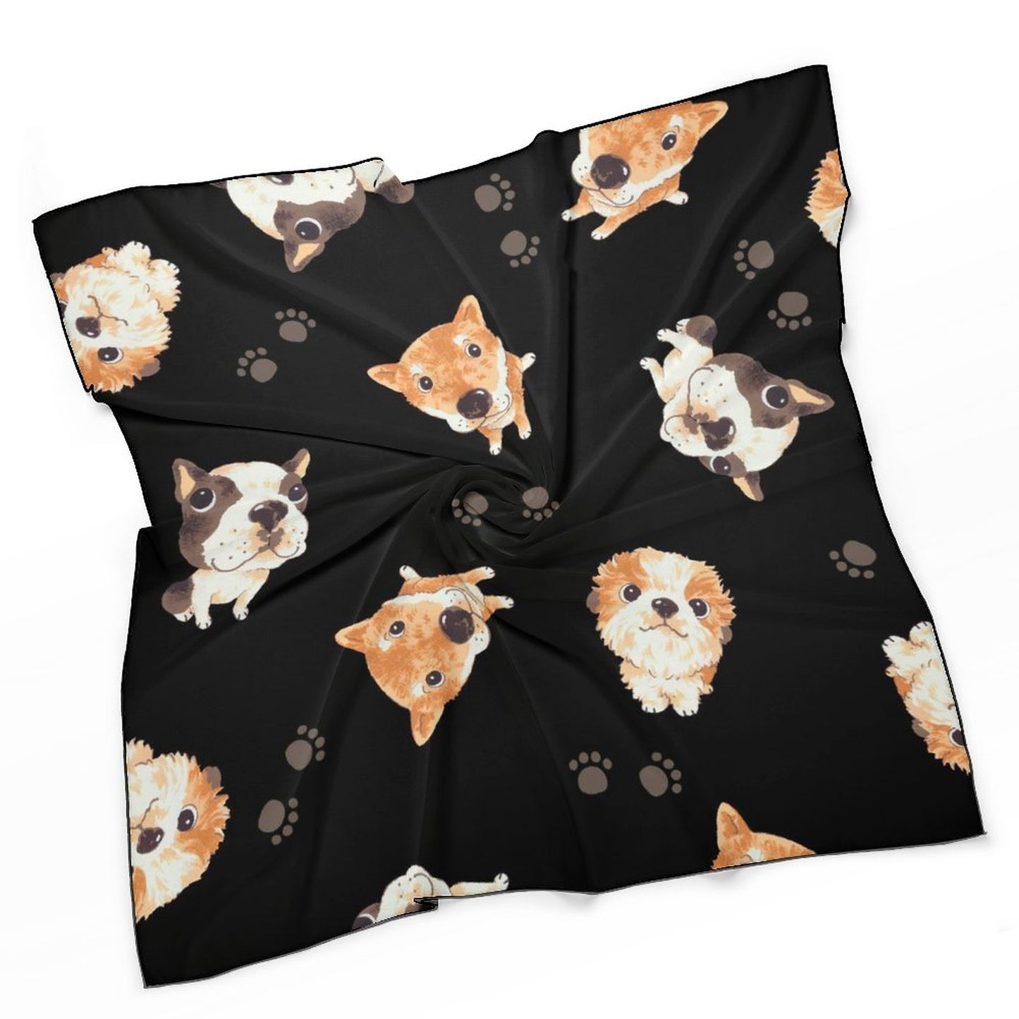 Foulard Personalizzato da Donna | Stampa Unica su Twill di Seta Sintetica