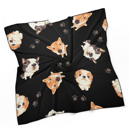 Foulard Personalizzato da Donna | Stampa Unica su Twill di Seta Sintetica