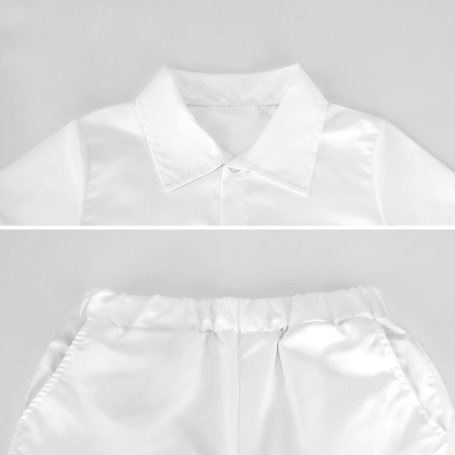 Completo Spiaggia Bambino Personalizzato | Camicia e Shorts | Tessuto Morbido