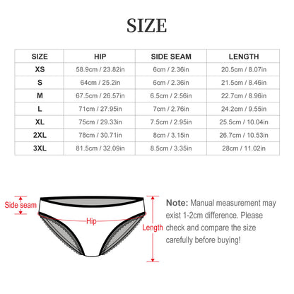 Slip Donna Personalizzato con Foto | Pizzo e Seta di Latte | Regalo Intimo