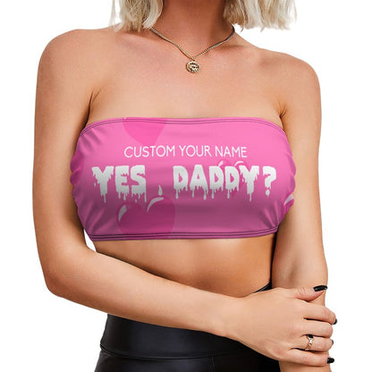 Top a Fascia Personalizzato | Bandeau Stampato per Donna
