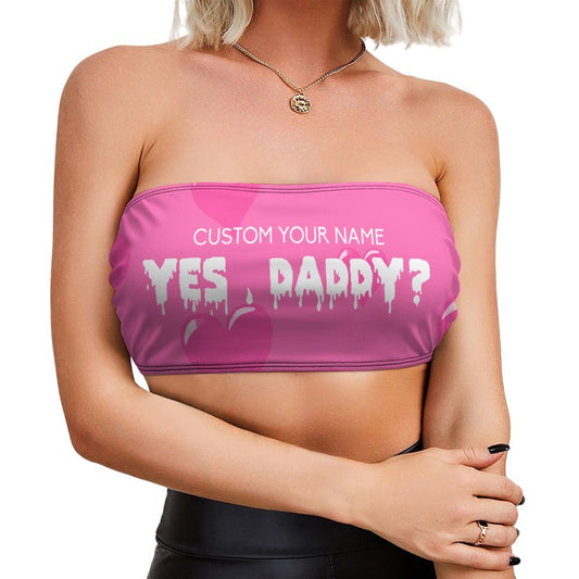 Top a Fascia Personalizzato | Bandeau Stampato per Donna