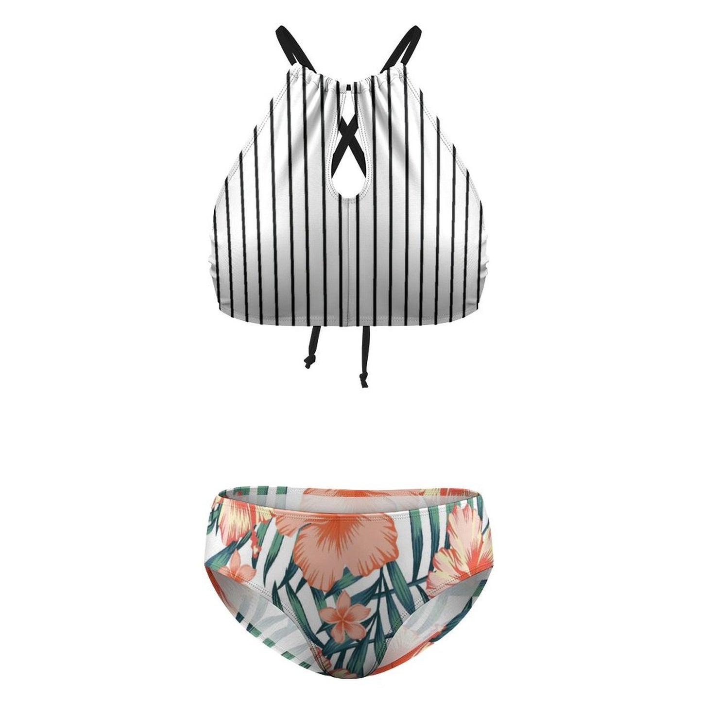 Bikini Personalizzato Allacciato al Collo | Costume da Bagno Halter Top