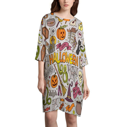 Abito Corto Personalizzato Donna | Vestito Asimmetrico Morbido