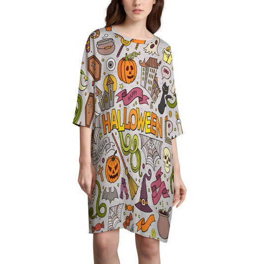 Abito Corto Personalizzato Donna | Vestito Asimmetrico Morbido
