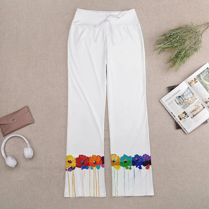 Pantaloni Yoga Dritti con Coulisse | Lounge Pants Donna Comodi