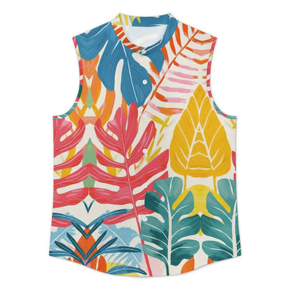 Camicia Smanicata da Uomo Personalizzata con Bottoni