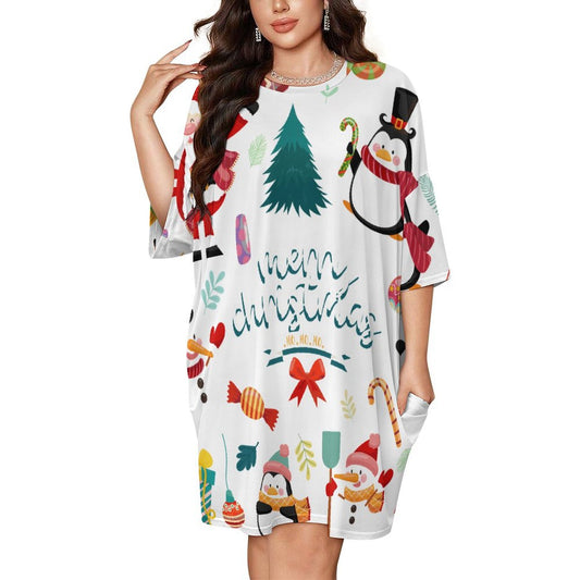 Camicia da Notte Curvy Personalizzata in Seta di Ghiaccio | Idea Regalo Donna