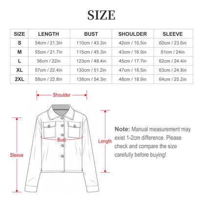 Giacca Camicia Corta Personalizzata da Donna
