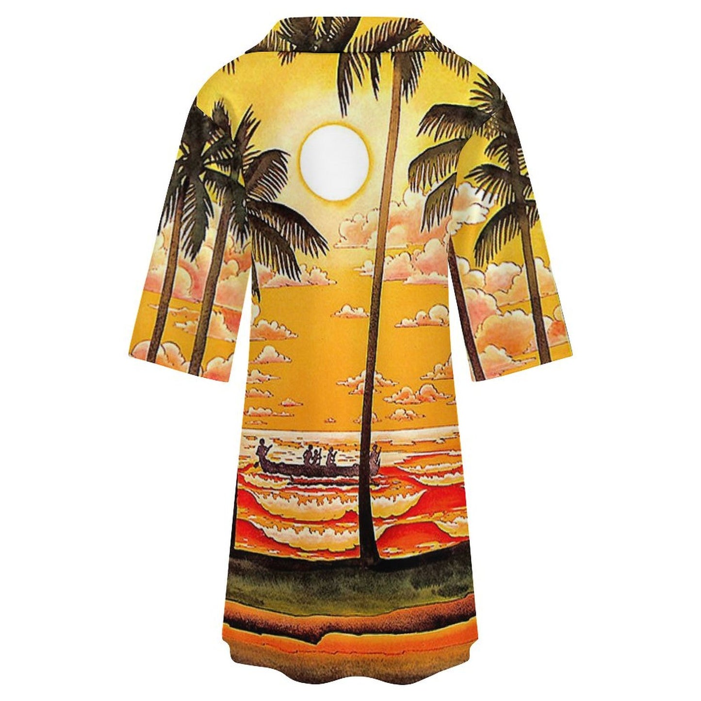 Abito Donna Scollo a V Personalizzabile | Vestito Elegante da Giorno